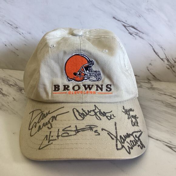 Cleveland Browns Hat Signed – Mystery Autographs – Possibly Legendary? - Picture 4 of 12